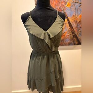 Express Olive Green Dress